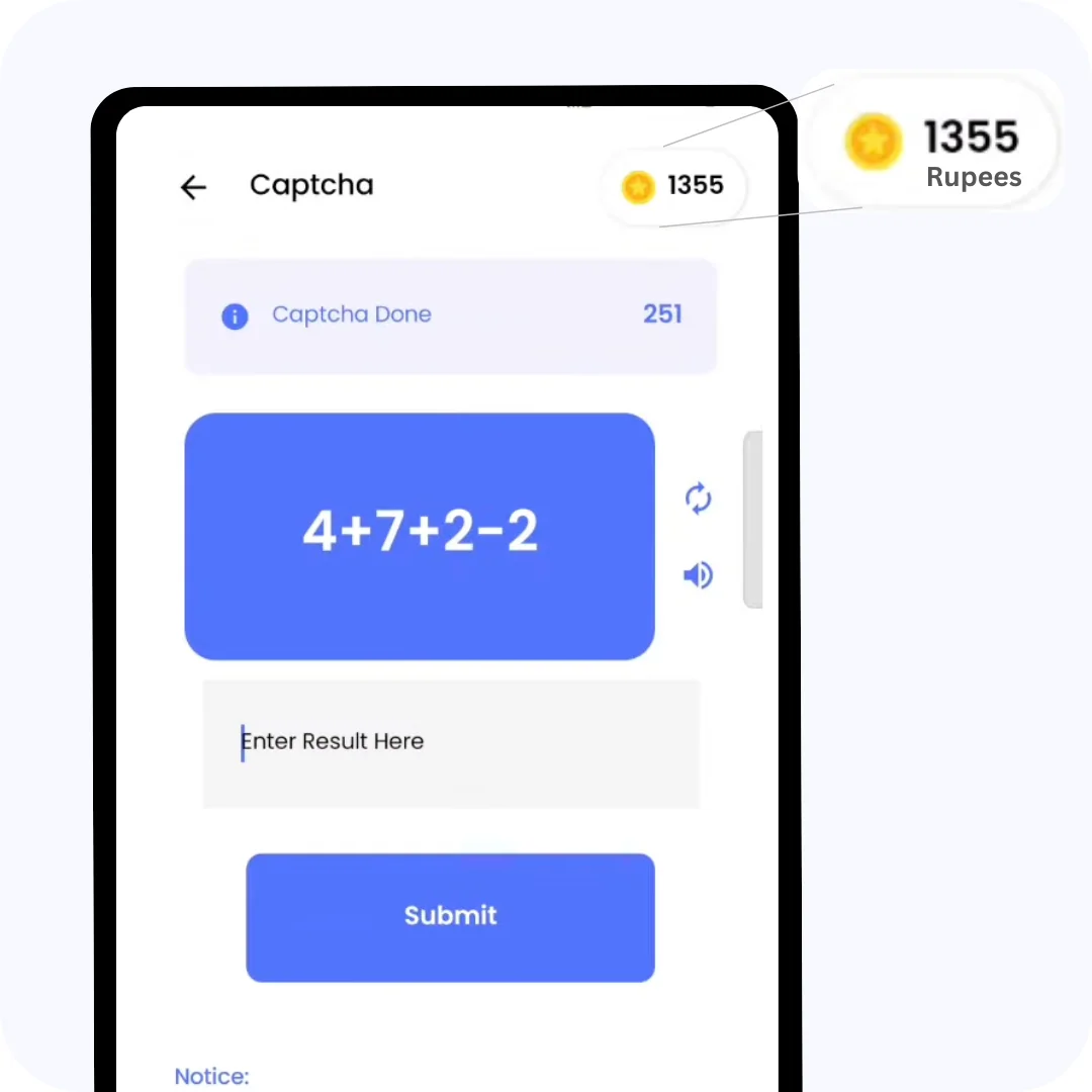 Wallet balance screen